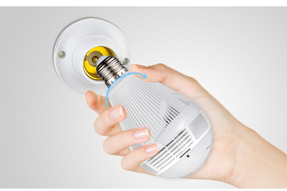 360 Degree LED Light 960P CCTV - gadgets hollow