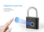 Keyless Fingerprint Smart Padlock - gadgets hollow